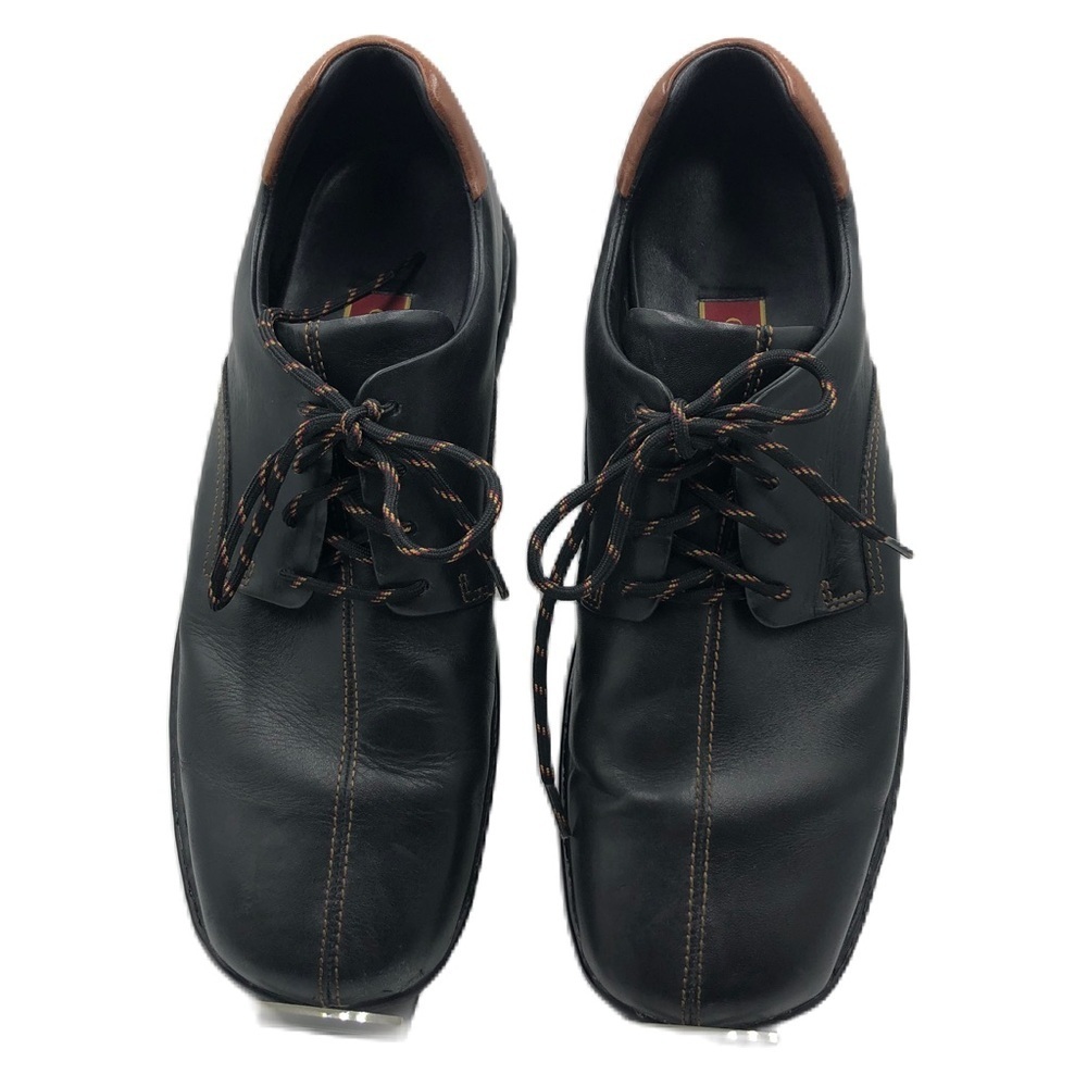 Cole Haan Men's Black Square Toe Lace Up Business Casual Comfort Size 9.5M - Picture 10 of 14